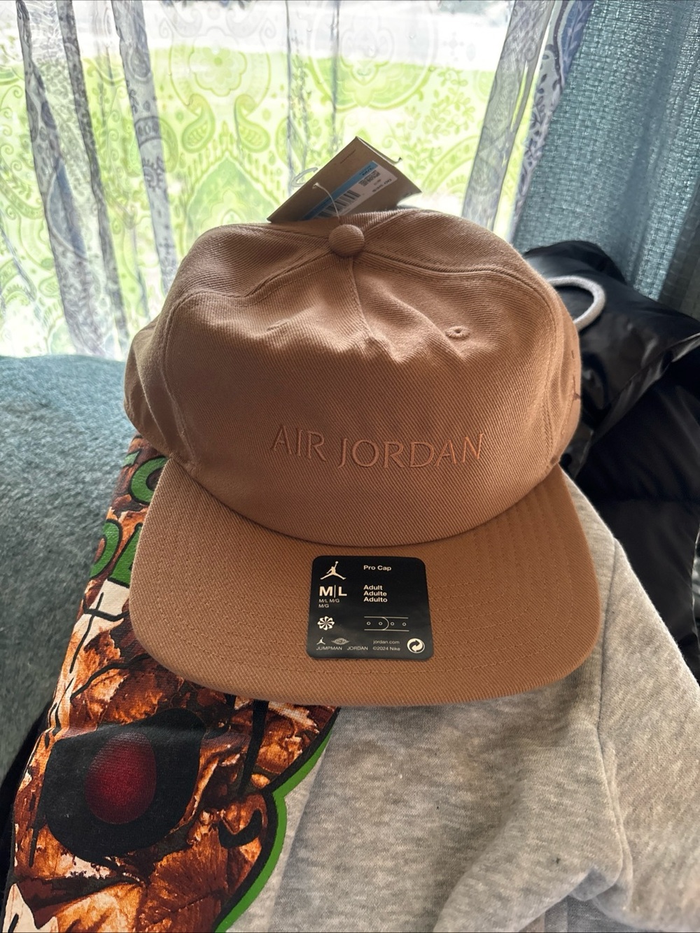 Jordan Brown Pro Cap with Embroidered Jumpman